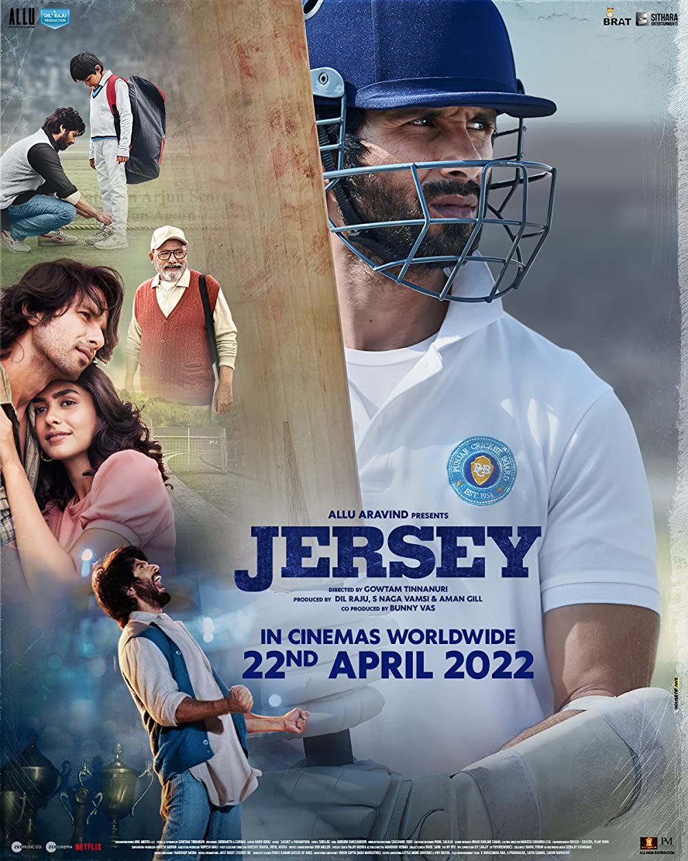 Jersey Movie (2022) Watch Online, Cast, Story, Release Date, Songs, Poster, Reviews
