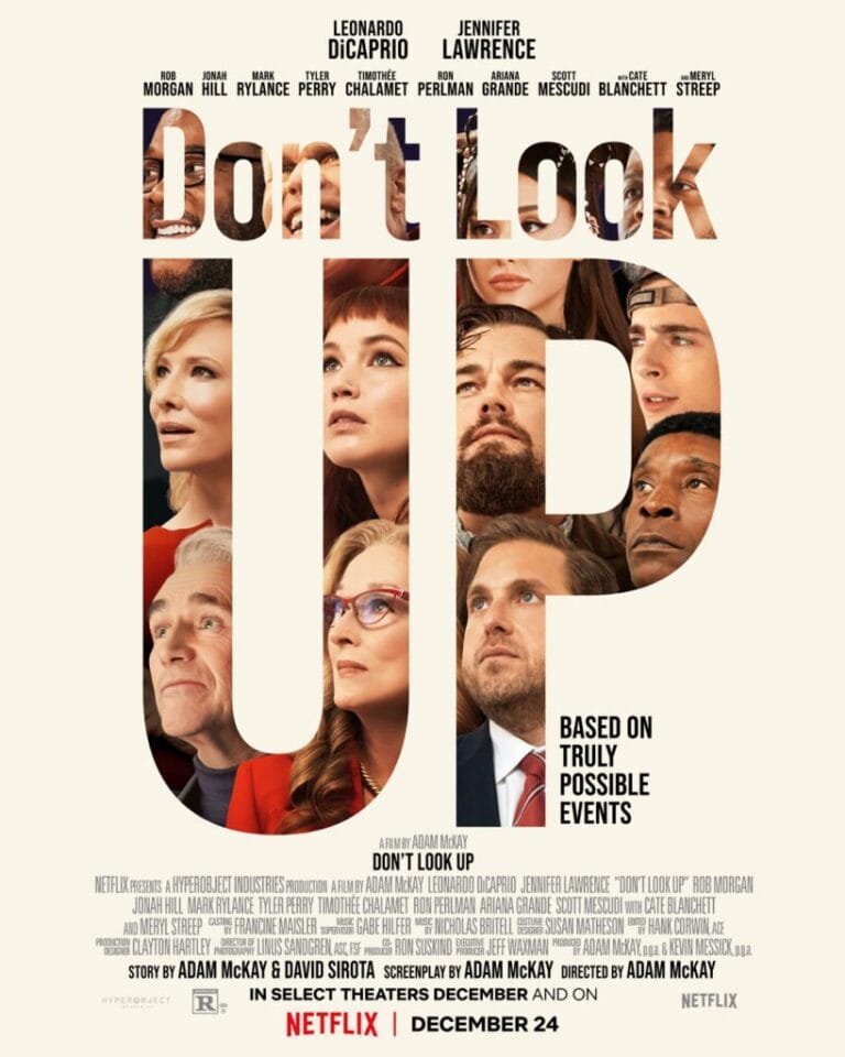 Don't Look Up Movie (2021) Cast & Crew, Release Date, Story, Review, Poster, Trailer, Budget, Collection