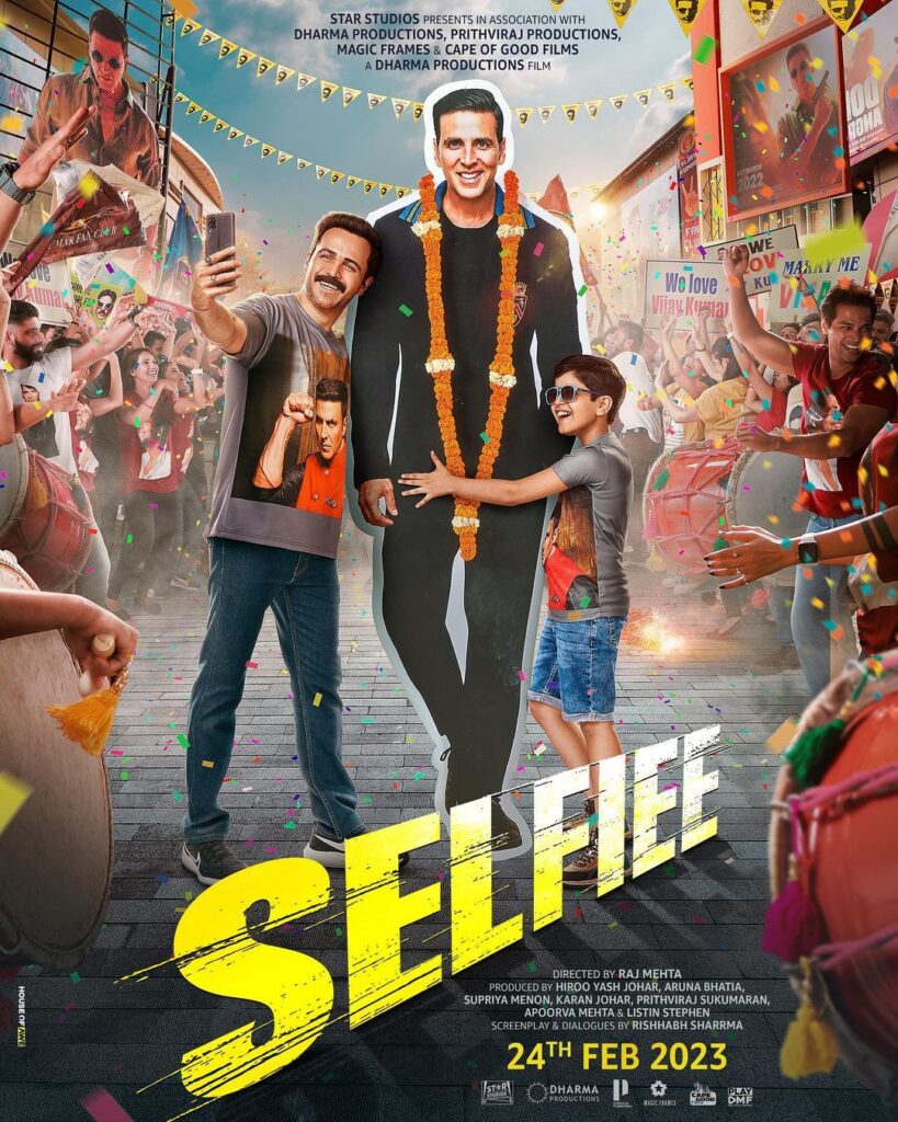 Selfiee Movie (2023) Cast, Release Date, Story, Review, Poster, Trailer, Budget, Collection