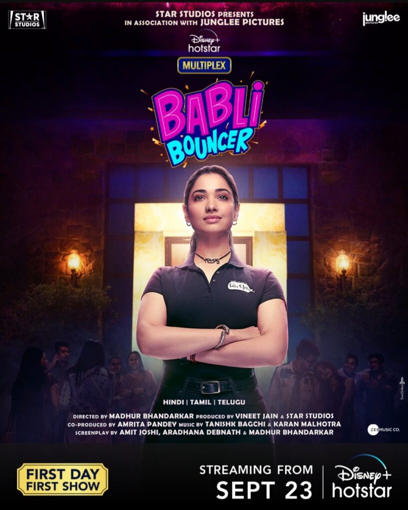Babli Bouncer Movie (2022) Cast & Crew, Release Date, Story, Review, Poster, Trailer, Budget, Collection
