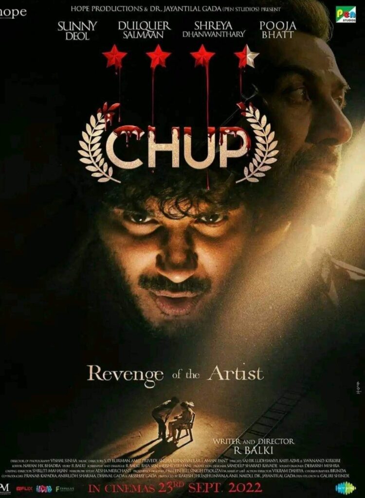 Chup! Movie (2022) Cast & Crew, Release Date, Story, Review, Poster, Trailer, Budget, Collection
