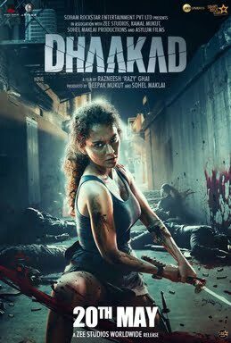 Dhaakad Movie (2022) Cast & Crew, Release Date, Story, Review, Poster, Trailer, Budget, Collection
