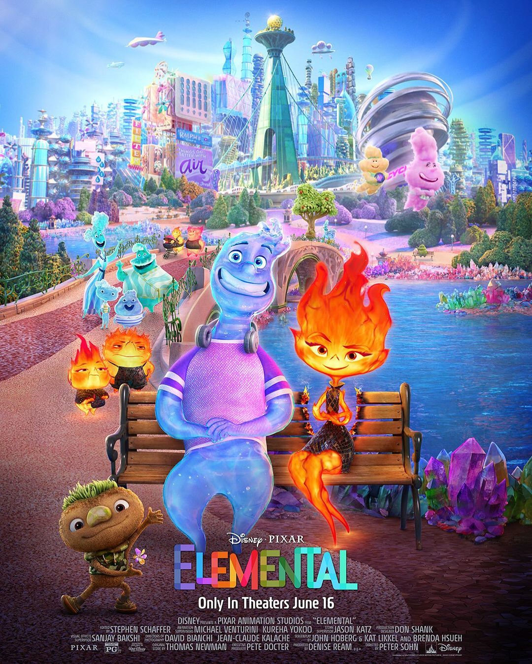 Elemental Movie (2023) Cast, Release Date, Story, Budget, Collection, Poster, Trailer, Review