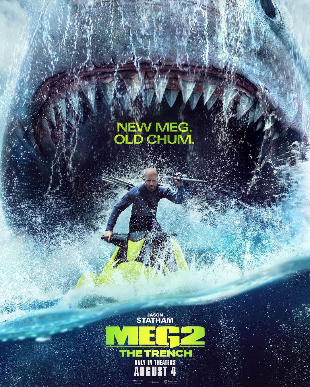 Meg 2: The Trench Movie (2023) Cast, Release Date, Story, Budget, Collection, Poster, Trailer, Review