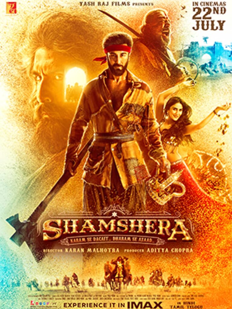 Shamshera Movie (2022) Cast & Crew, Release Date, Story, Review, Poster, Trailer, Songs 