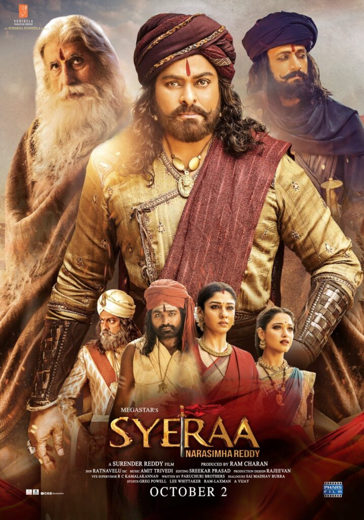 Sye Raa Narasimha Reddy Movie (2019) Cast & Crew, Release Date, Story, Review, Poster, Trailer, Budget, Collection 
