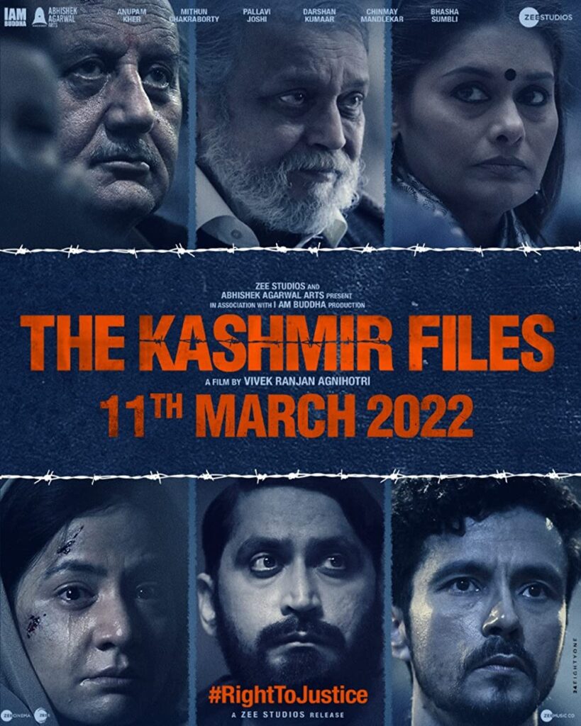 The Kashmir Files Movie (2022) Cast & Crew, Release Date, Story, Review, Poster, Trailer, Songs, Budget, Box Office Collection
