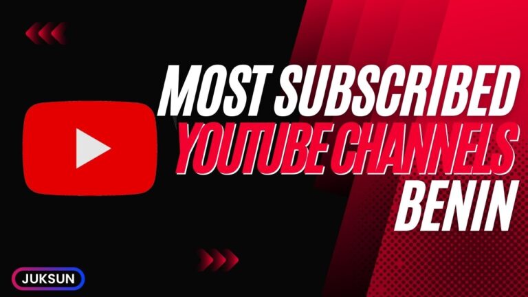 Most Subscribed YouTube Channels in Benin