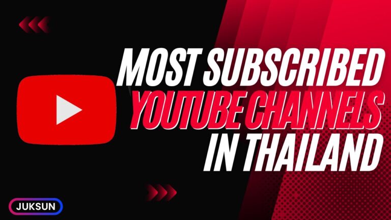 Top 20 Most Subscribed YouTube Channels in Thailand