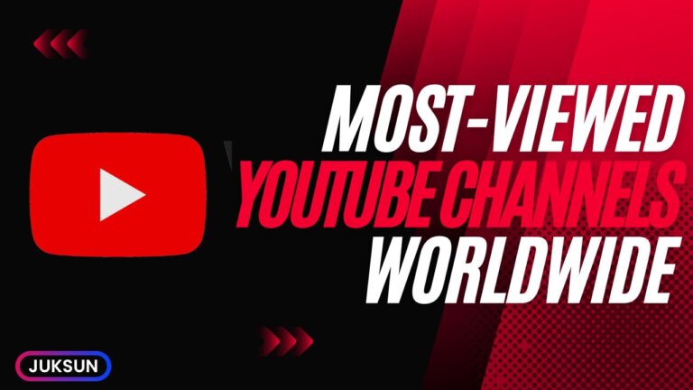 The 50 Most-Viewed YouTube Channels [WORLDWIDE]