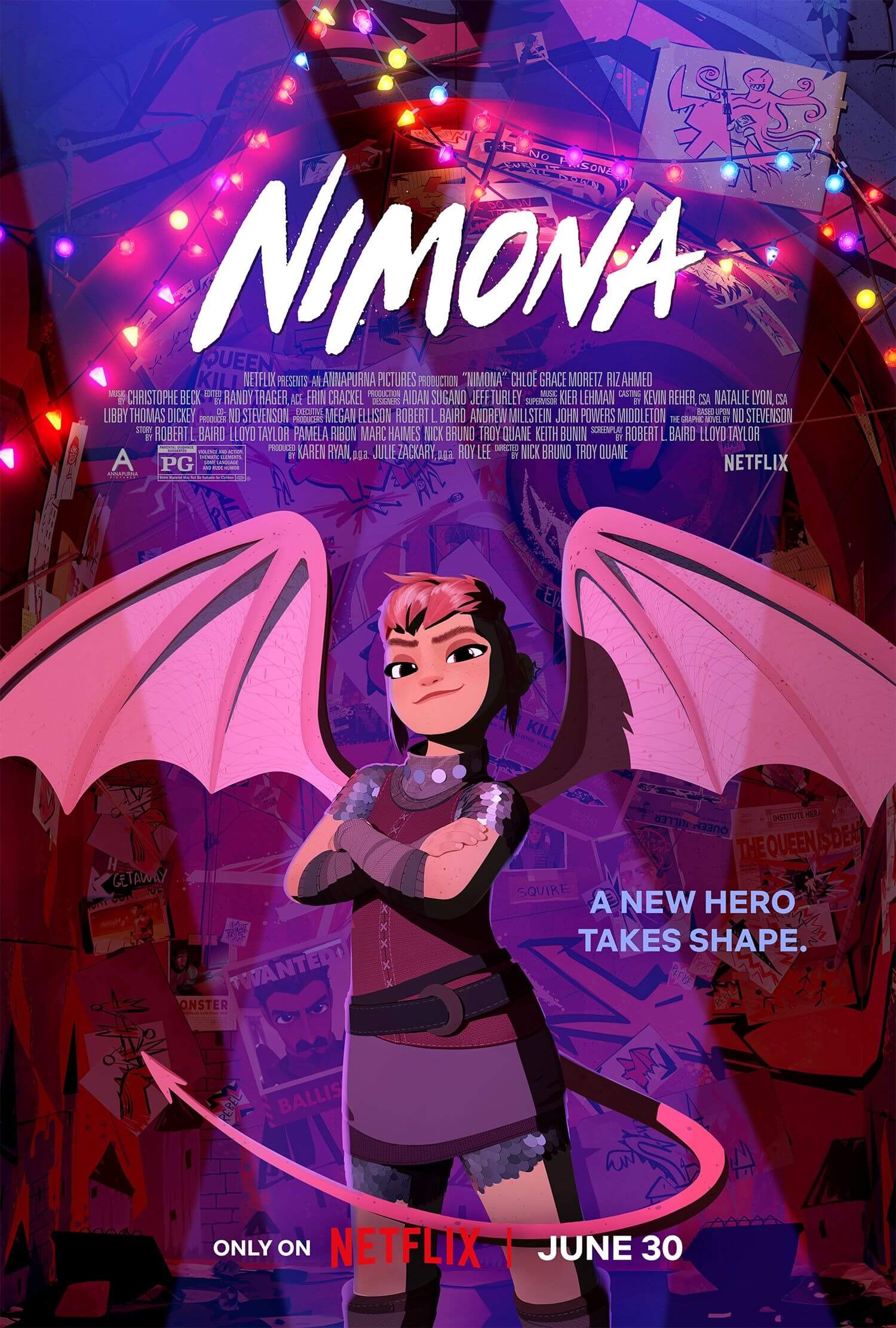 Nimona Movie (2023) Cast, Release Date, Story, Budget, Collection, Poster, Trailer, Review