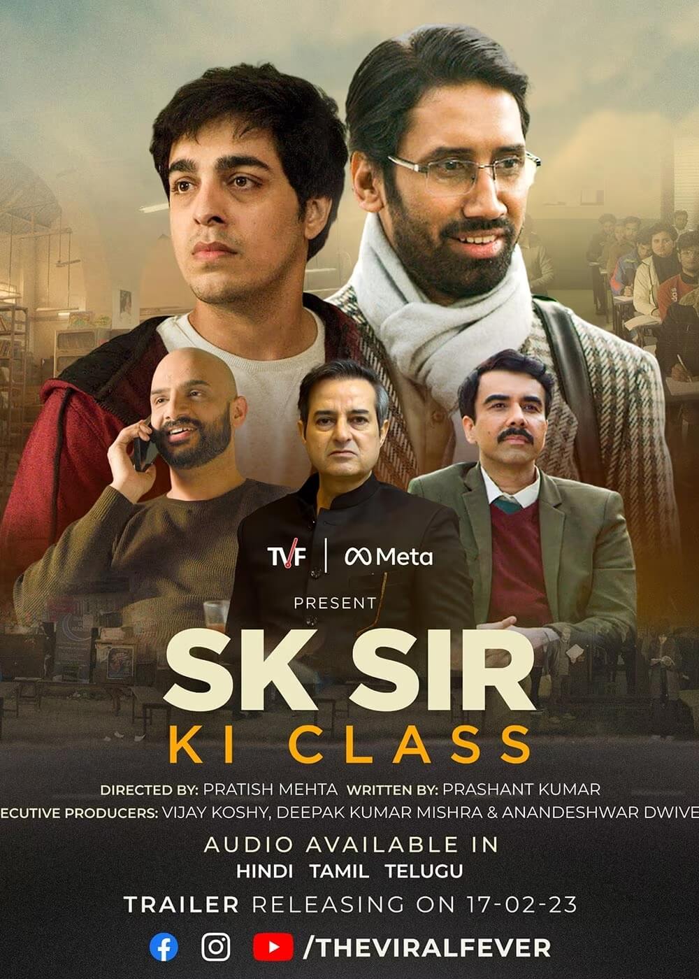 SK Sir Ki Class Web Series (2023) Cast, Release Date, Episodes, Story, TVF, Poster, Trailer