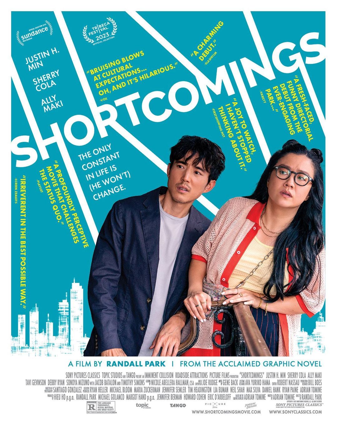 Shortcomings Movie (2023) Cast, Release Date, Story, Budget, Collection, Poster, Trailer, Review