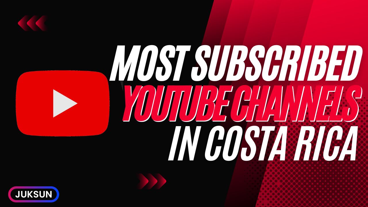 Most Subscribed YouTube Channels in Costa Rica