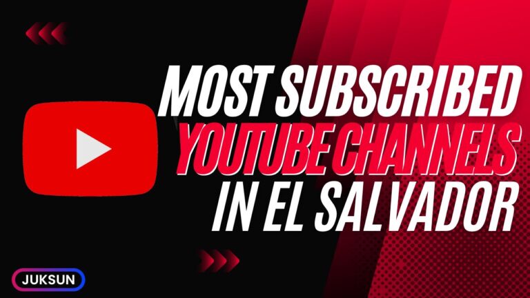 Most Subscribed YouTube Channels in El Salvador