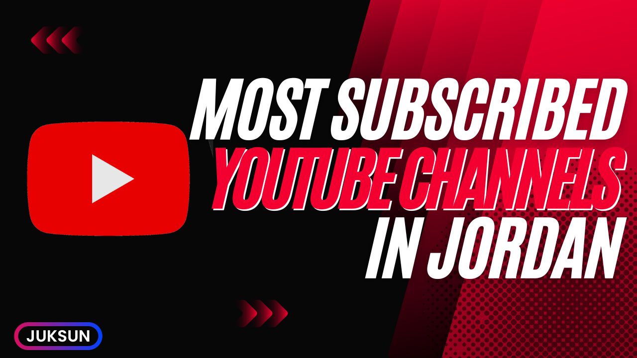Most Subscribed YouTube Channels in Jordan