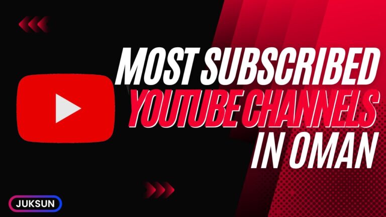 Top 10 Most Subscribed YouTube Channels in Oman