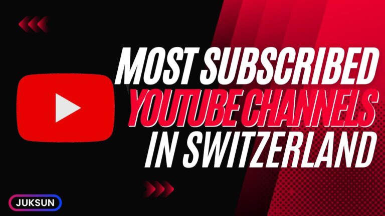 Most Subscribed YouTube Channels in Switzerland