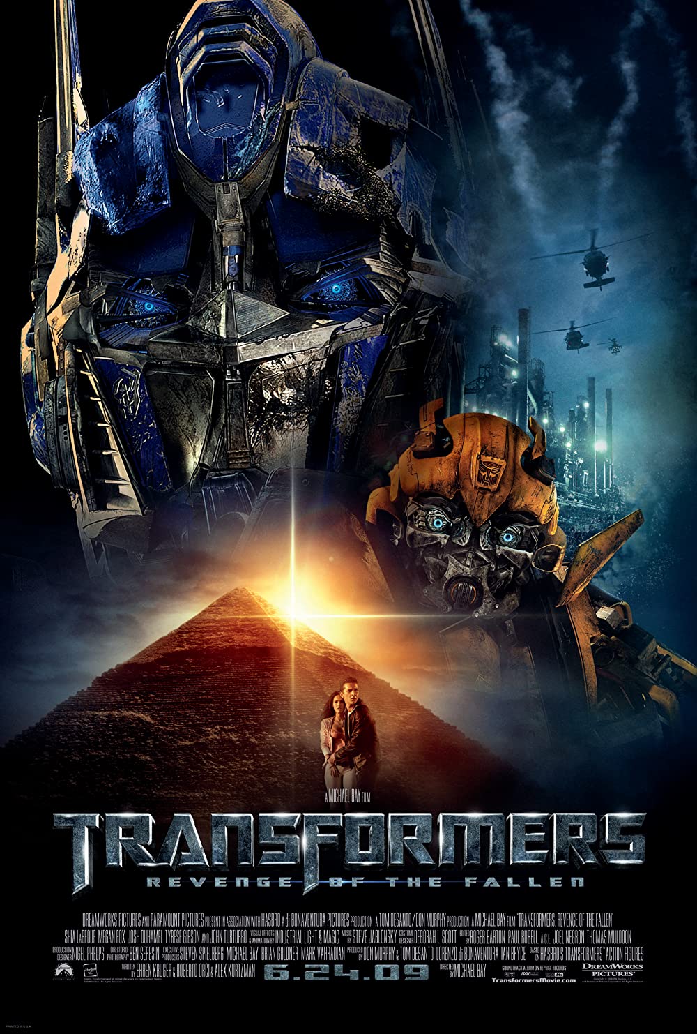 Transformers: Revenge of the Fallen Movie (2009) Watch Online, Cast, Story, Budget, Collection, Release Date, Poster, Trailer, Review