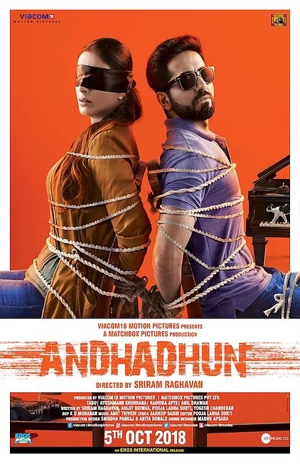 Andhadhun Movie Poster