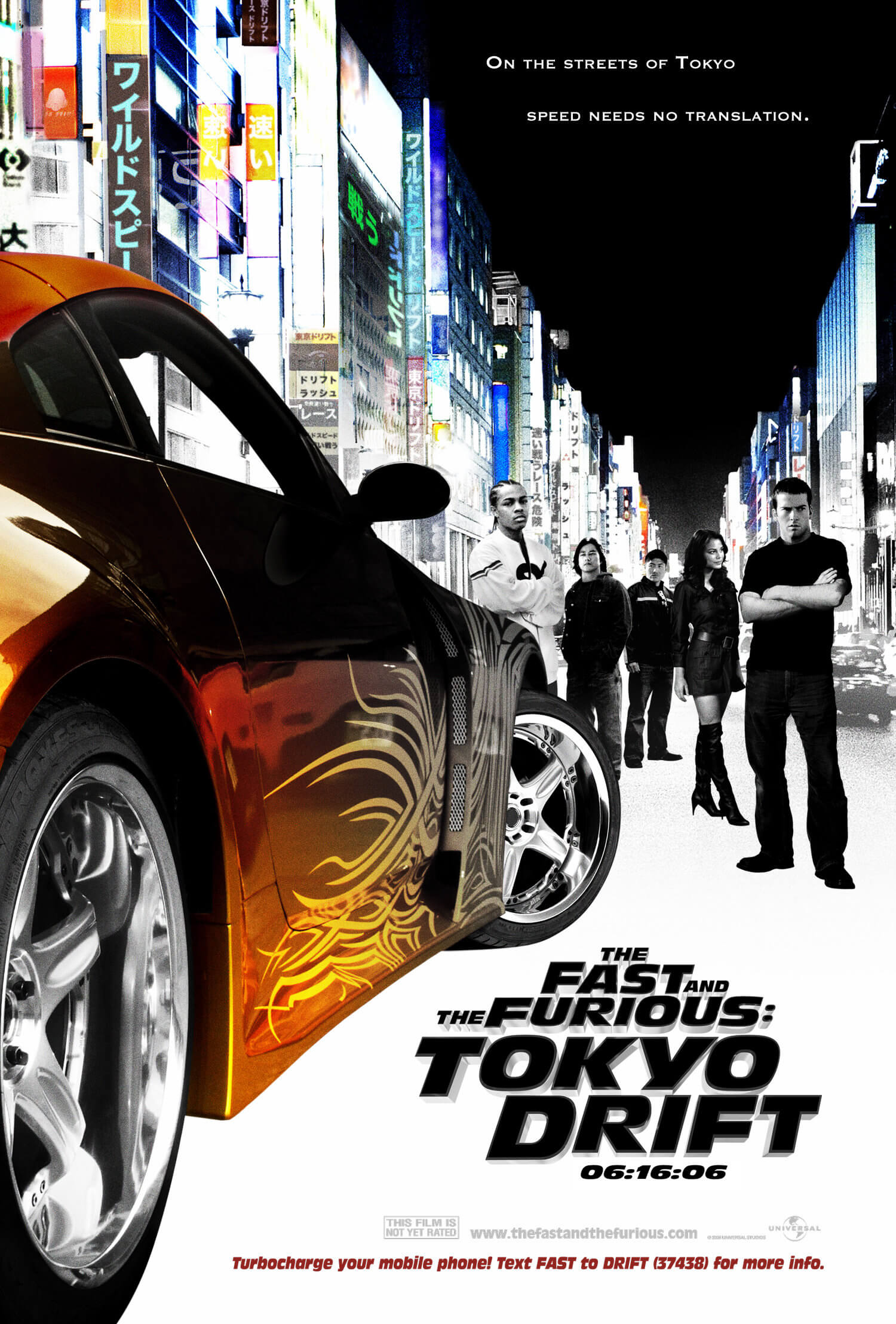 The Fast and the Furious Tokyo Drift Movie Poster