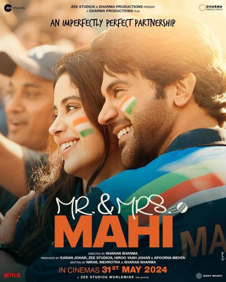 Mr. & Mrs. Mahi Movie Poster