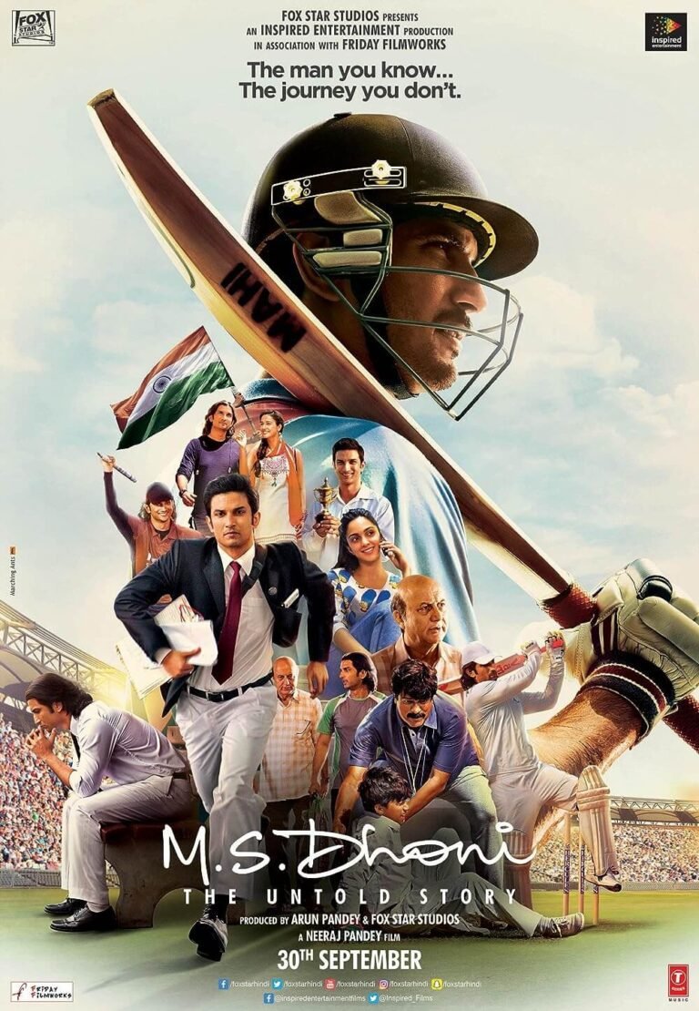 M.S. Dhoni The Untold Story Movie Poster