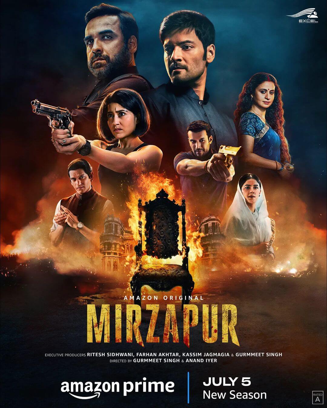 Mirzapur (Season 3) Web Series Poster