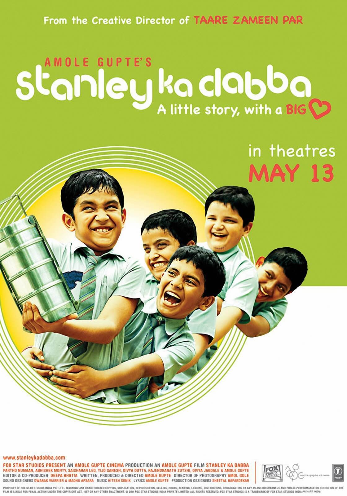 Stanley ka Dabba Movie Poster