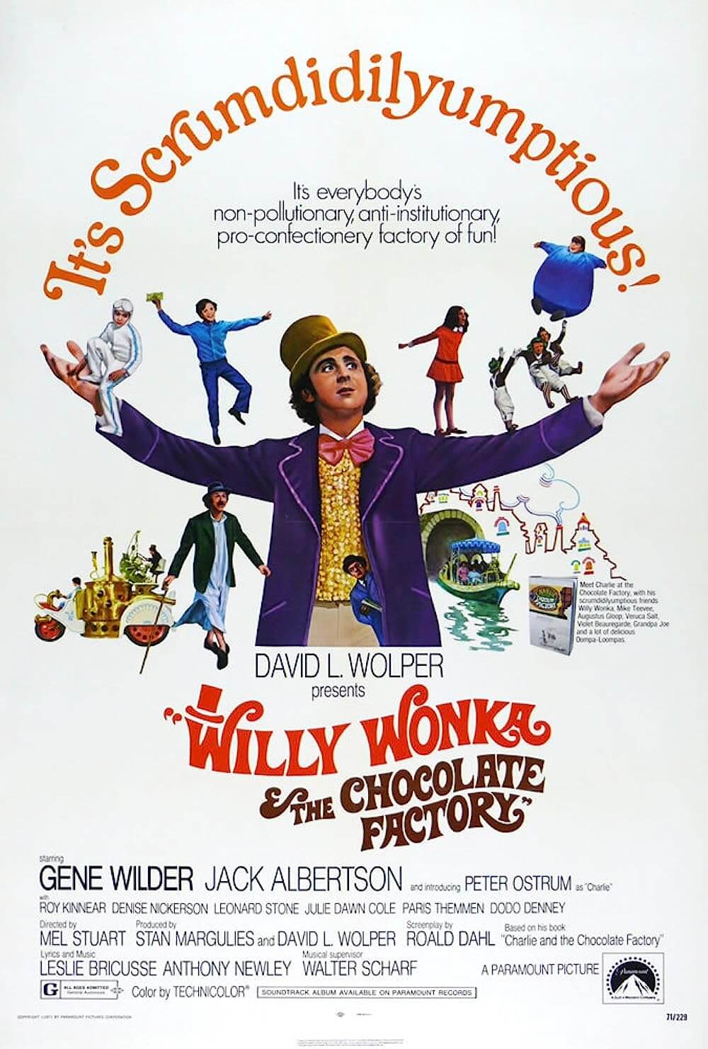 Willy Wonka & the Chocolate Factory movie Poster