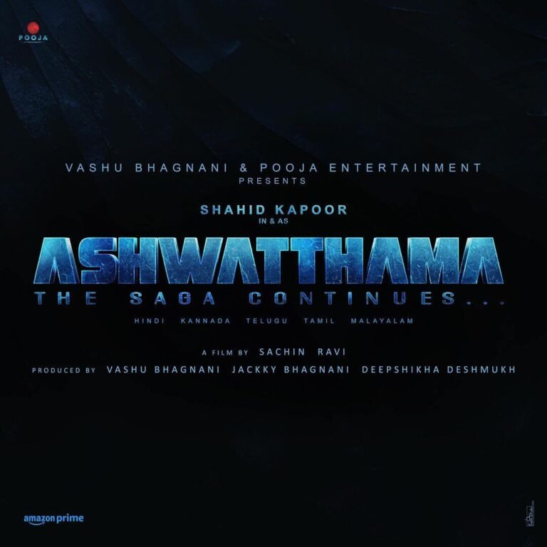 Ashwatthama - The Saga Continues Movie Poster
