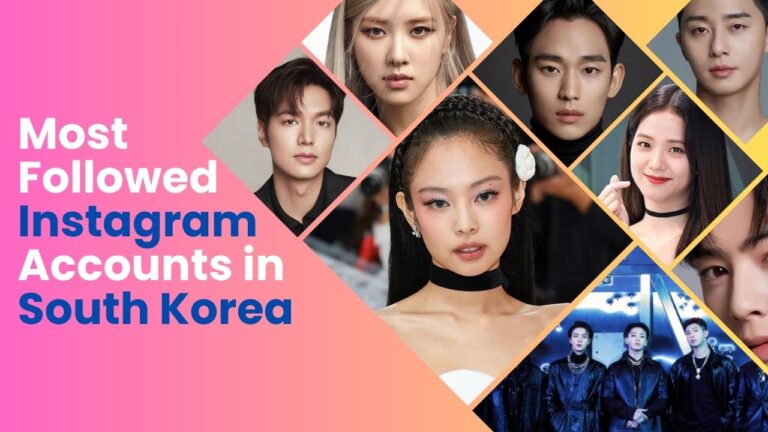 Most Followed Instagram Accounts in South Korea