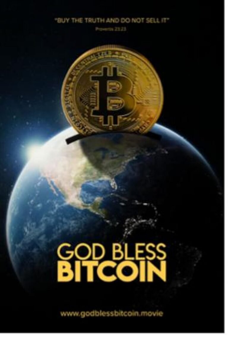 God Bless Bitcoin Poster