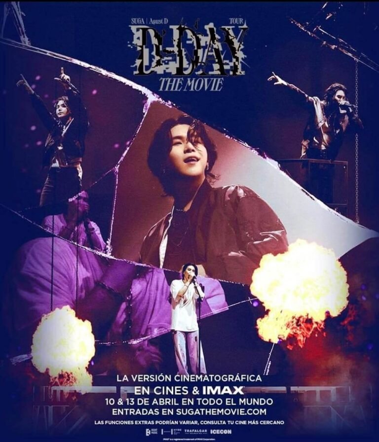 SUGA Agust D Tour 'D-DAY' the Movie Poster
