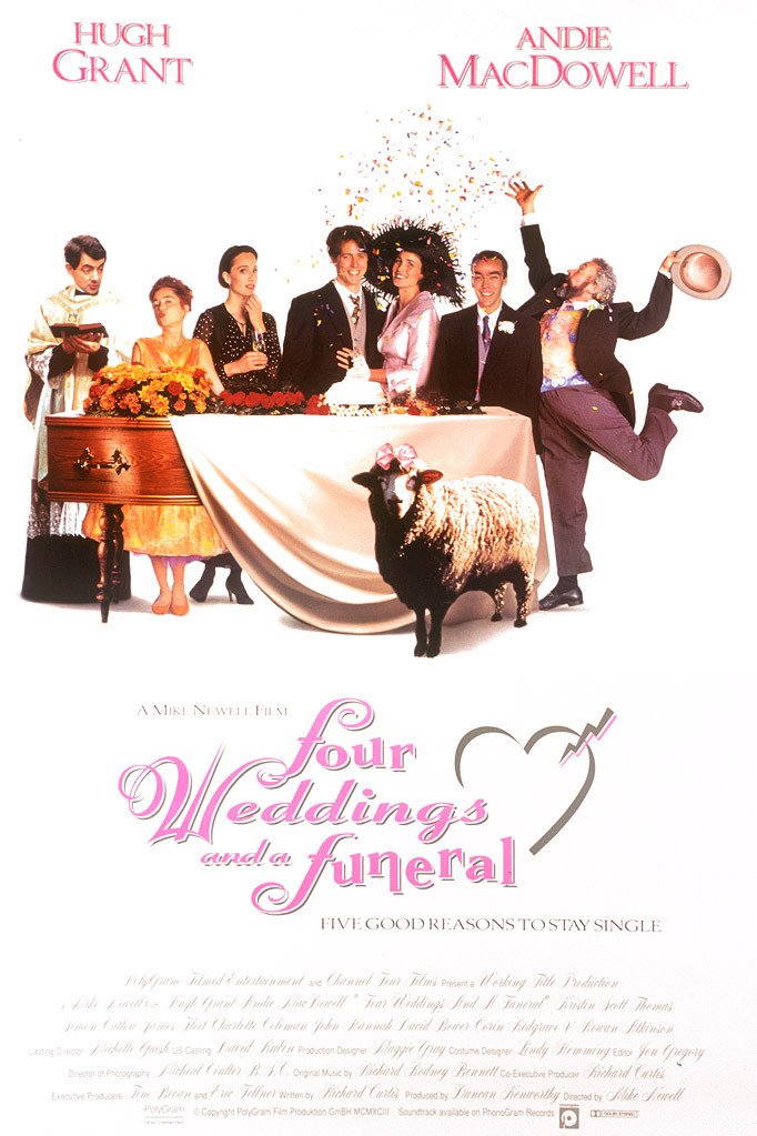 Four Weddings and a Funeral Movie (1994) Release Date Cast Story