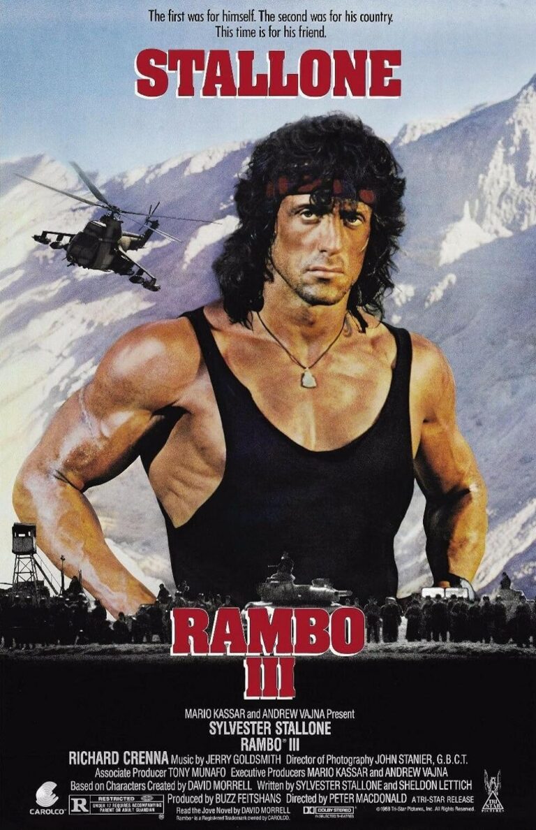 Rambo III Movie Poster