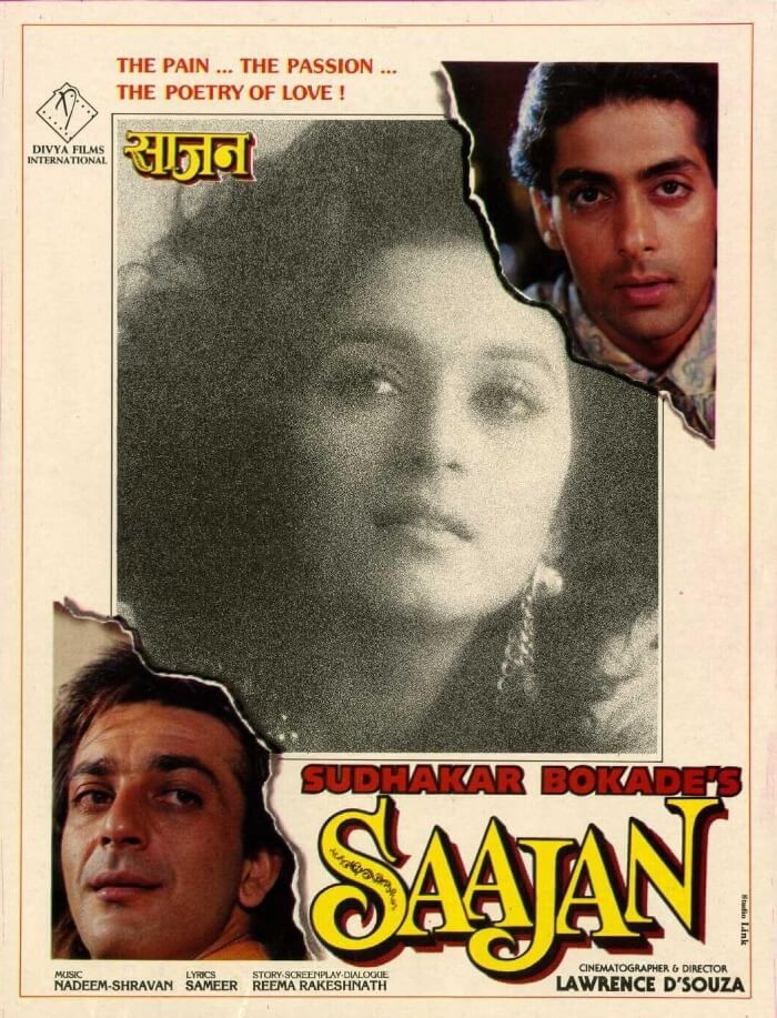 Saajan Movie Poster