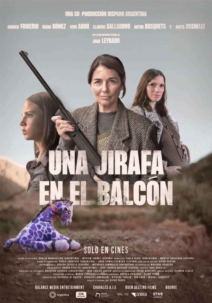 Una jirafa en el balcón Movie Poster