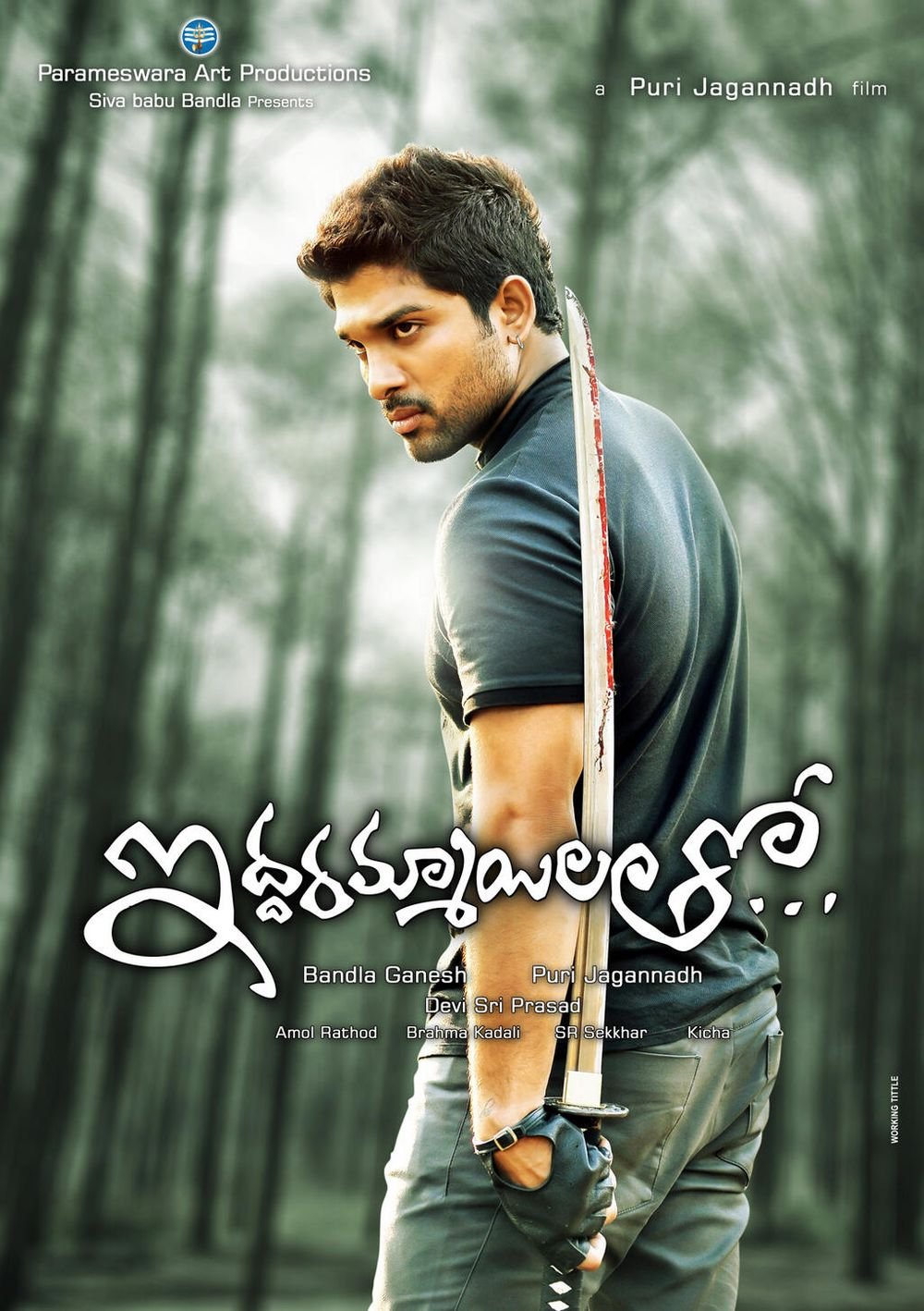Top 10 Highest Grossing Allu Arjun Movies at Worldwide Box Office 11 Iddarammayilatho Movie Poster
