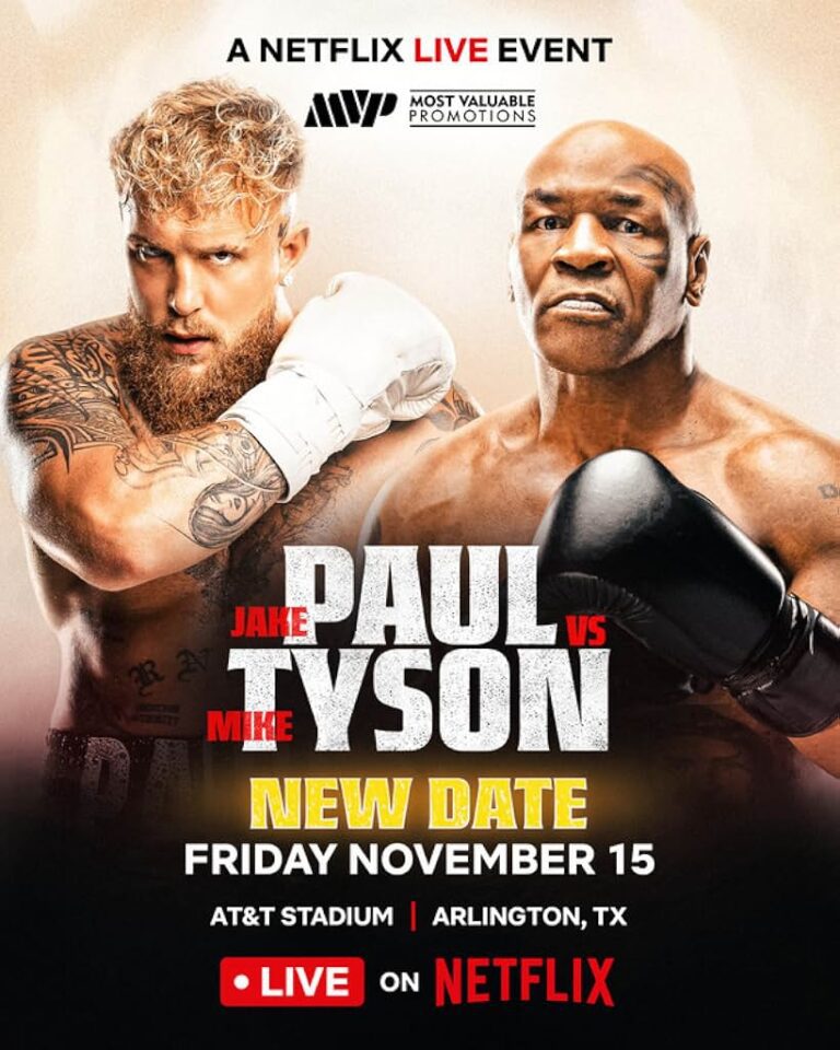 Jake Paul vs. Mike Tyson Poster