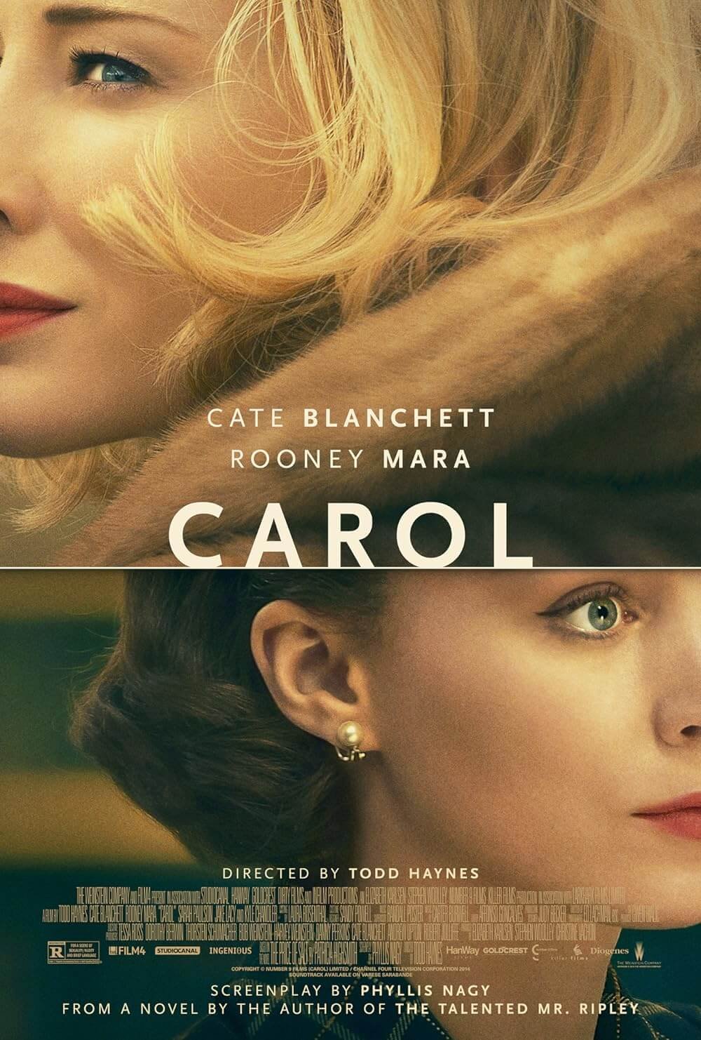 30 Best Holiday Movies of All Time 18 Carol Movie Poster
