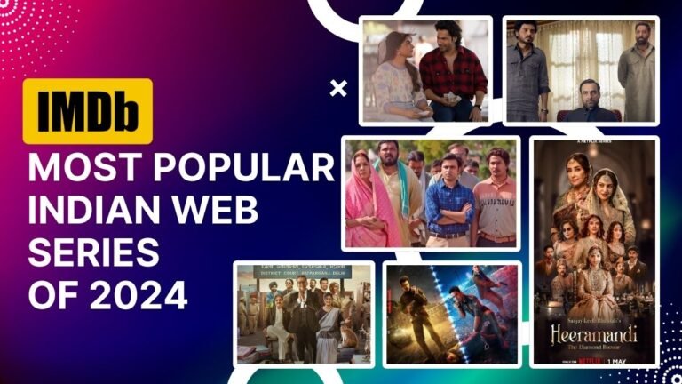 Top 10 IMDb's Most Popular Indian Web Series of 2024
