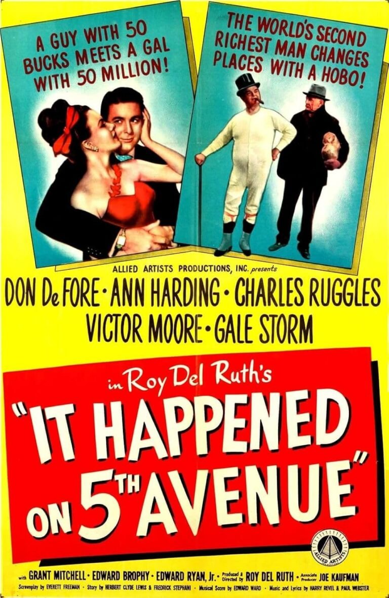 It Happened on 5th Avenue Movie Poster