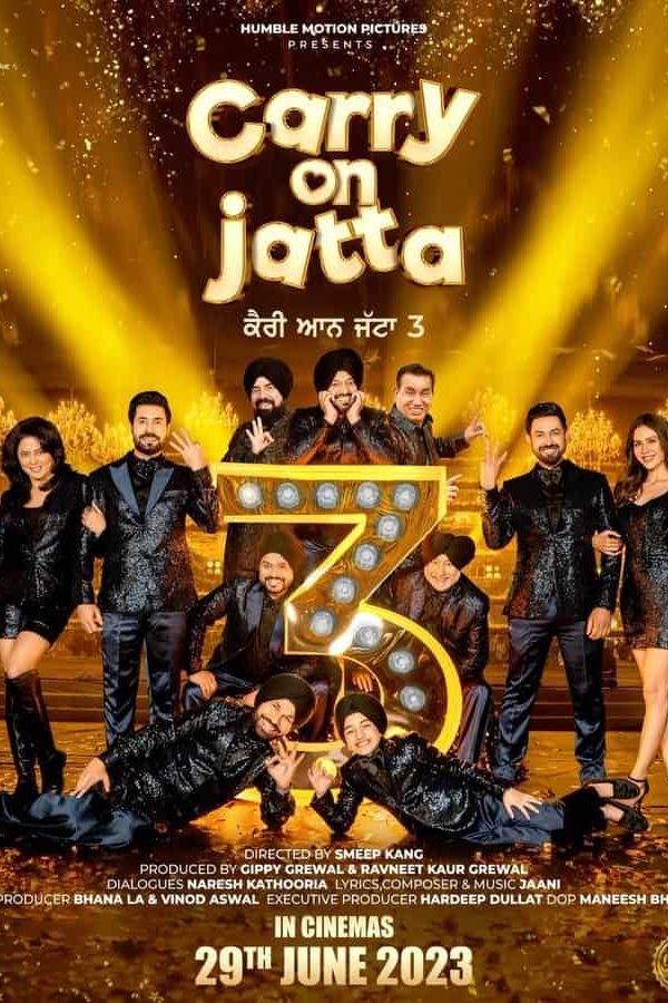 Carry on Jatta 3 Movie (2023) Cast, Release Date, Story, Budget, Collection, Poster, Trailer, Review