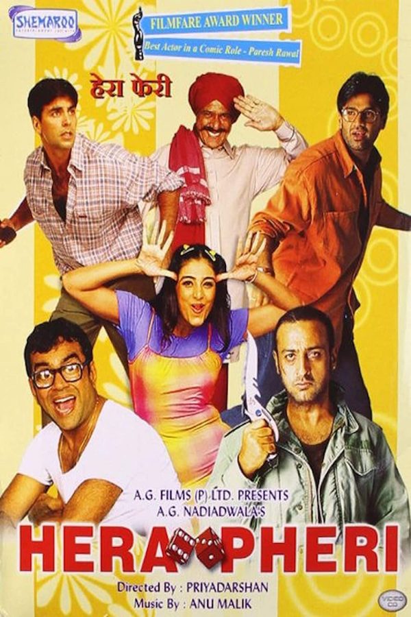 Hera Pheri Movie (2000) Cast, Release Date, Story, Budget, Collection, Poster, Trailer, Review