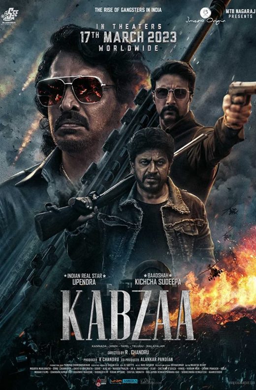 Kabzaa Movie (2023) Cast, Release Date, Story, Budget, Collection, Poster, Trailer, Review